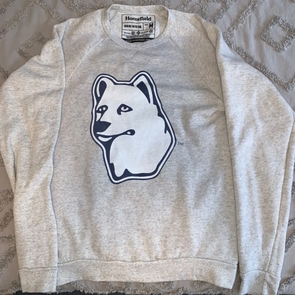Homefield UConn Huskies crewneck sweatshirt sad husky